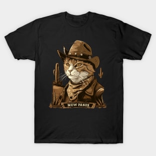 Cat Cowboy Paws & Spurs T-Shirt